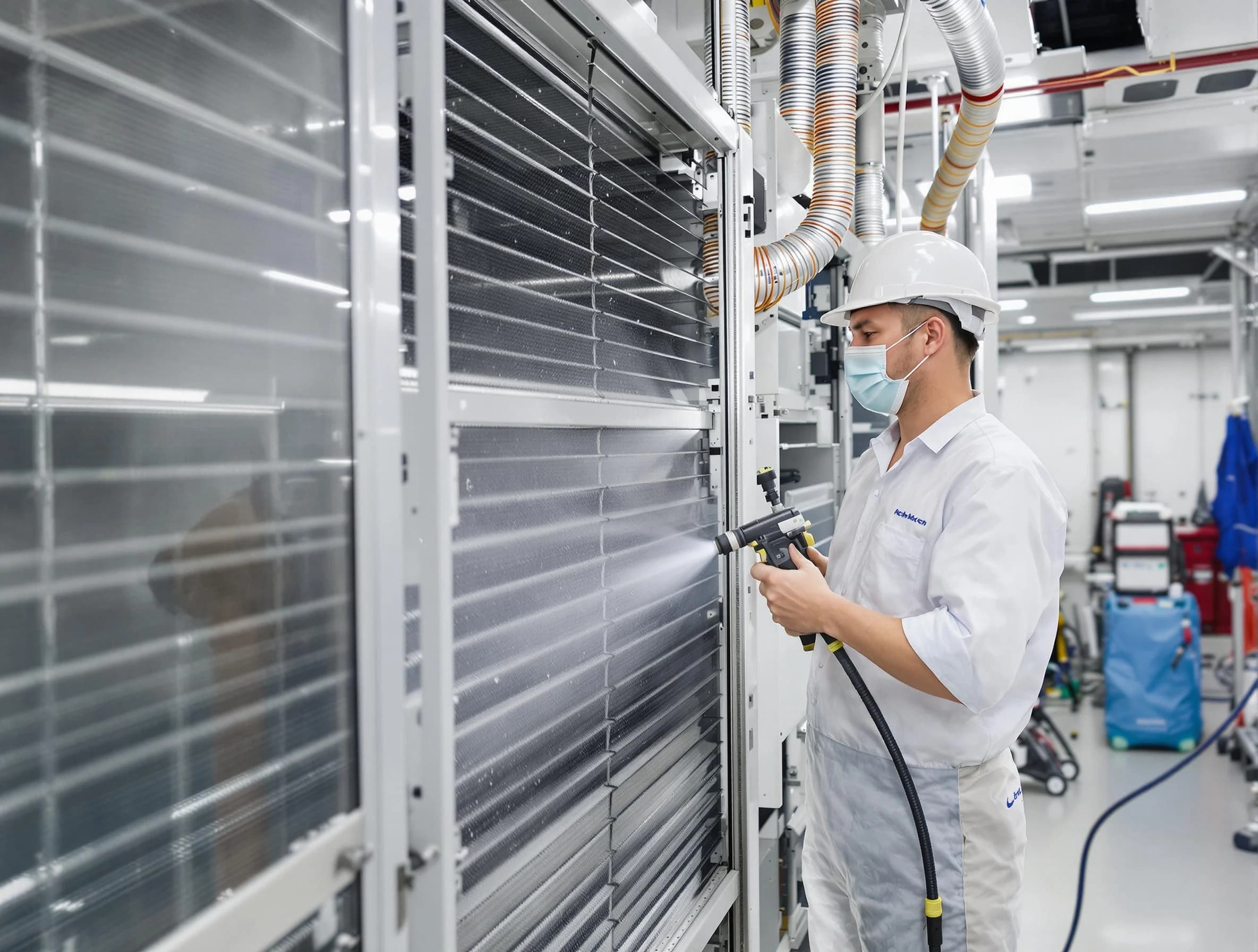 Professional AC coil cleaning by Albuquerque Air Duct Cleaning in Albuquerque