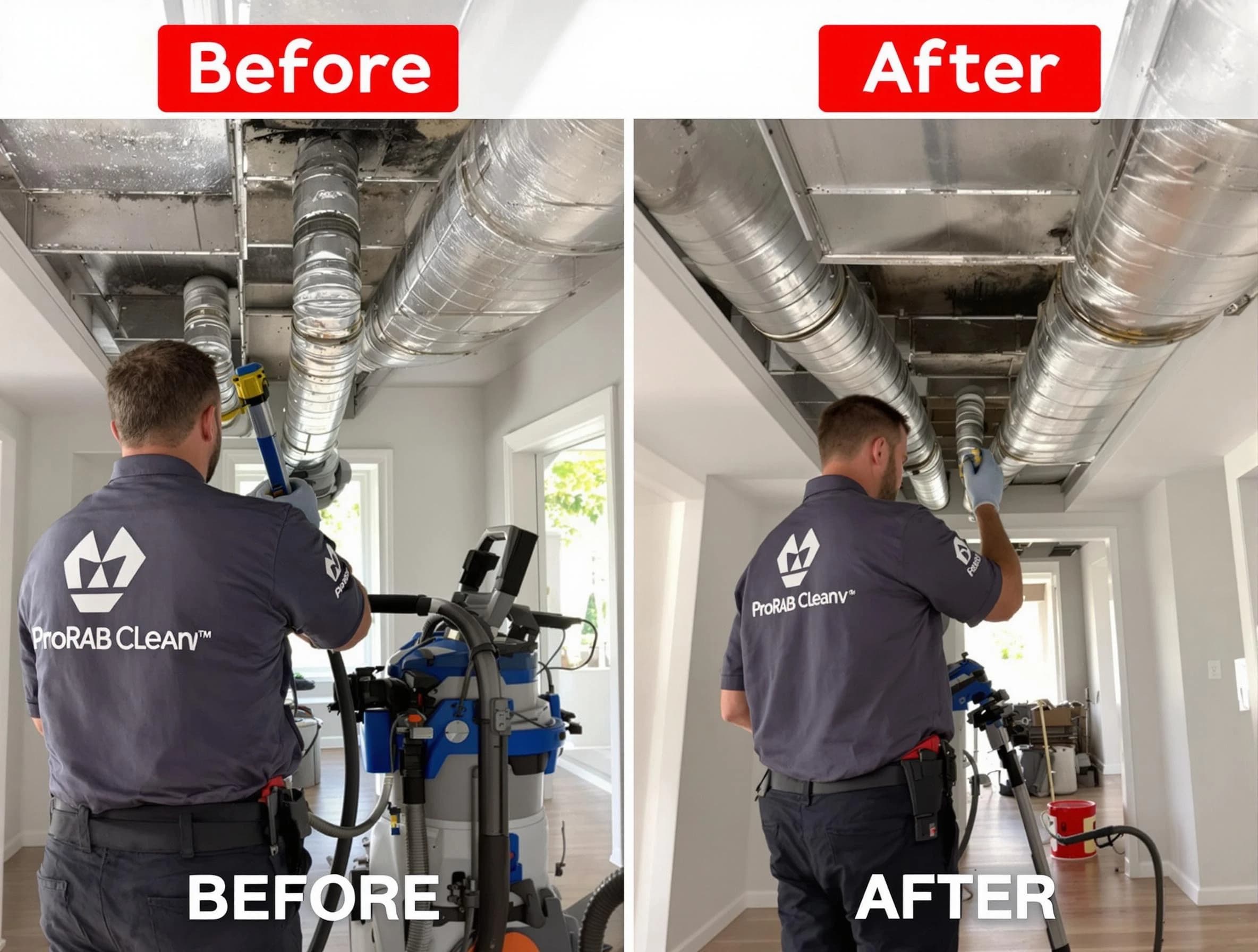 Albuquerque Air Duct Cleaning expert performing thorough residential duct cleaning in a Albuquerque home