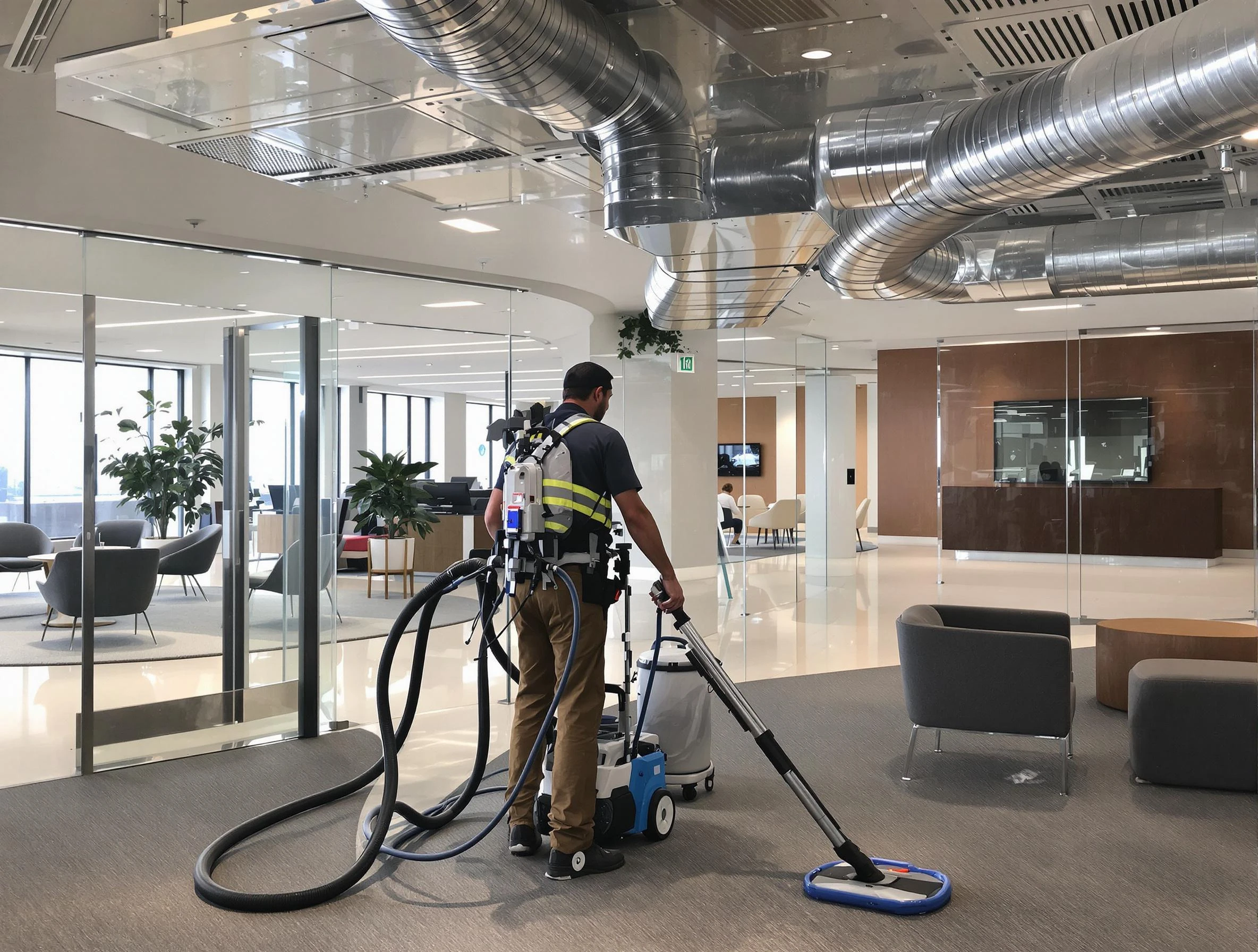 Commercial duct cleaning service by Albuquerque Air Duct Cleaning in Albuquerque