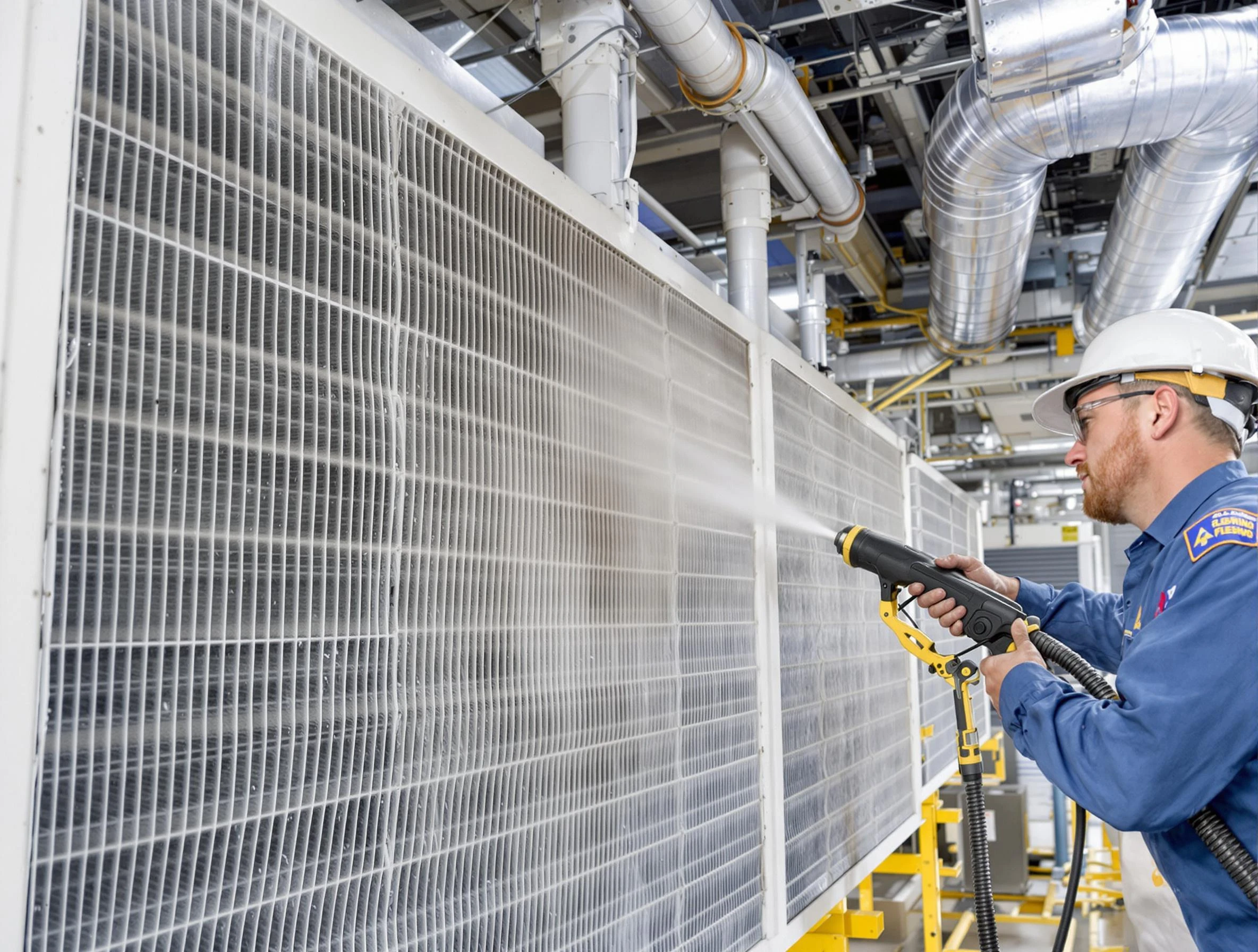 Professional commercial coil cleaning by Albuquerque Air Duct Cleaning in Albuquerque